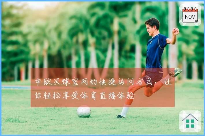 中欧买球官网的快捷访问方式，让你轻松享受体育直播体验